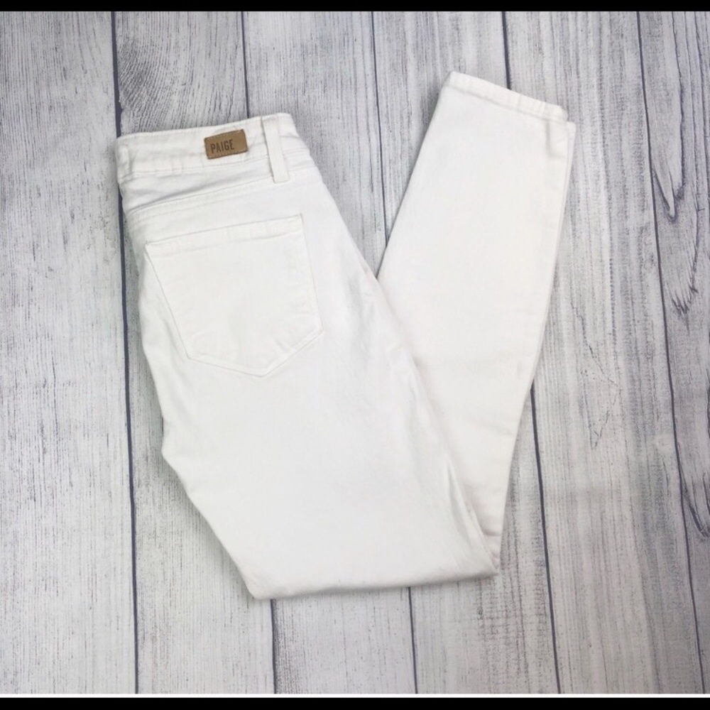 PAIGE White Skinny Jeans